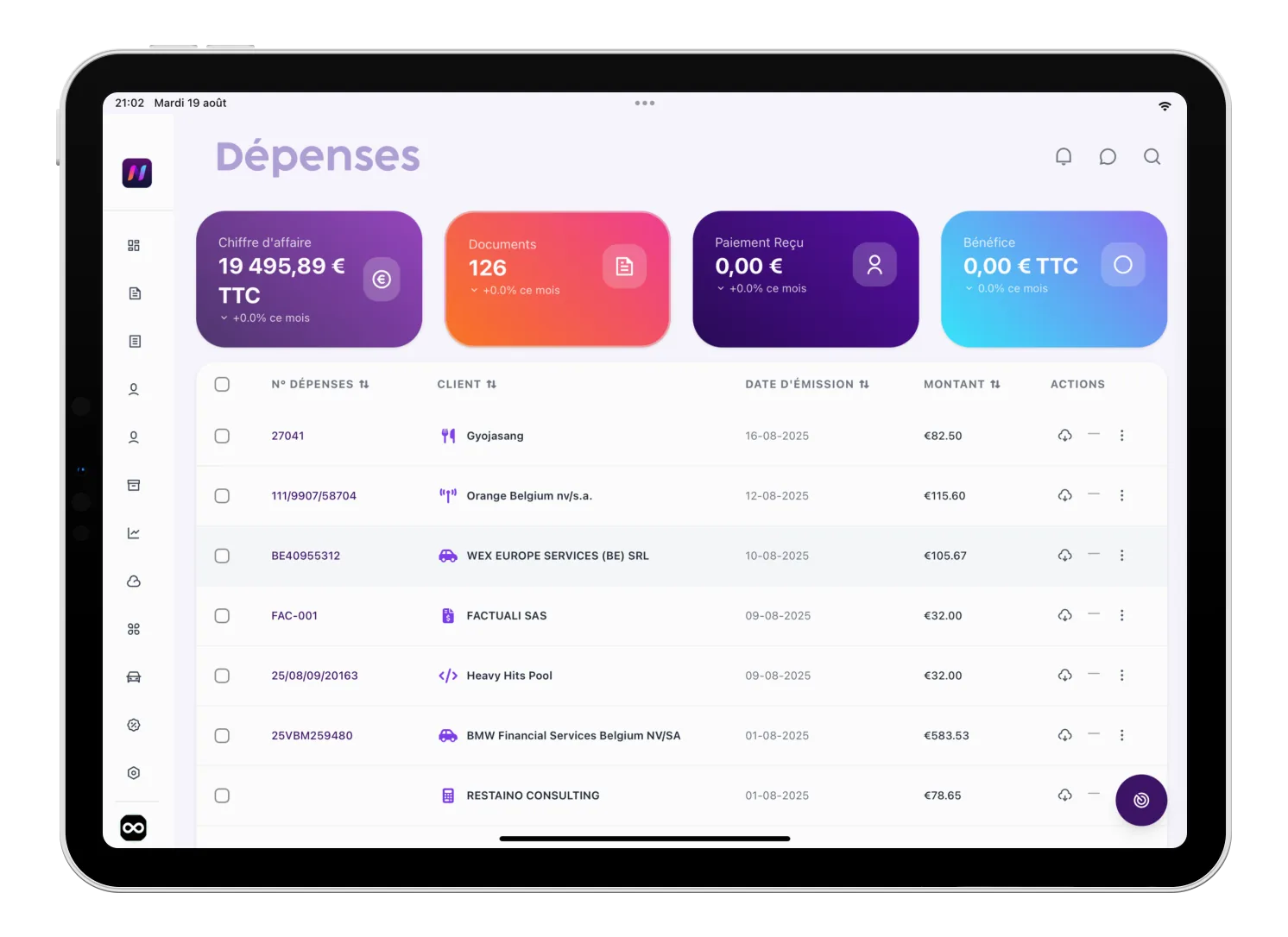 Modern POS software in Acoz